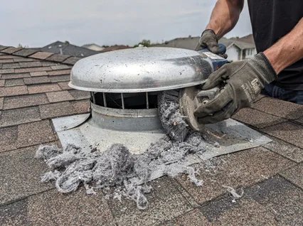Cleaning Dryer Vent On Roof in Maple Heights